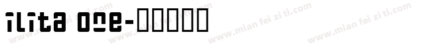 ilita One字体转换
